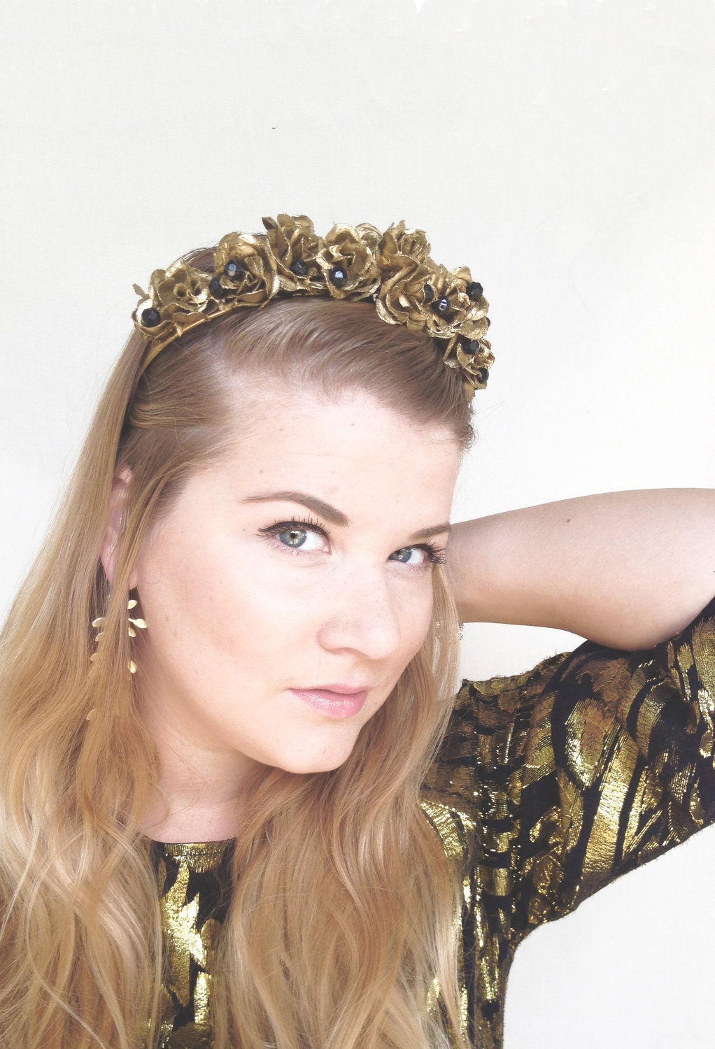 The Gilded Temptress headband fascinator