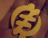 Gye Nyame Africa Ring Unisex