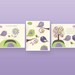 Nursery Art // Violet Nursery Art Decor // Purple Nursery Wall Art // Set of 3 8x10 Nursery Art Prints // Lavender Baby Nursery Art