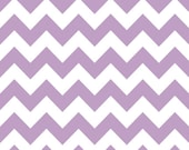 Riley Blake Fabric - Half Yard of Medium Chevron in Lavendar