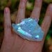 RESERVED for Bellafix   Hologram Angel Aura Quartz Ring