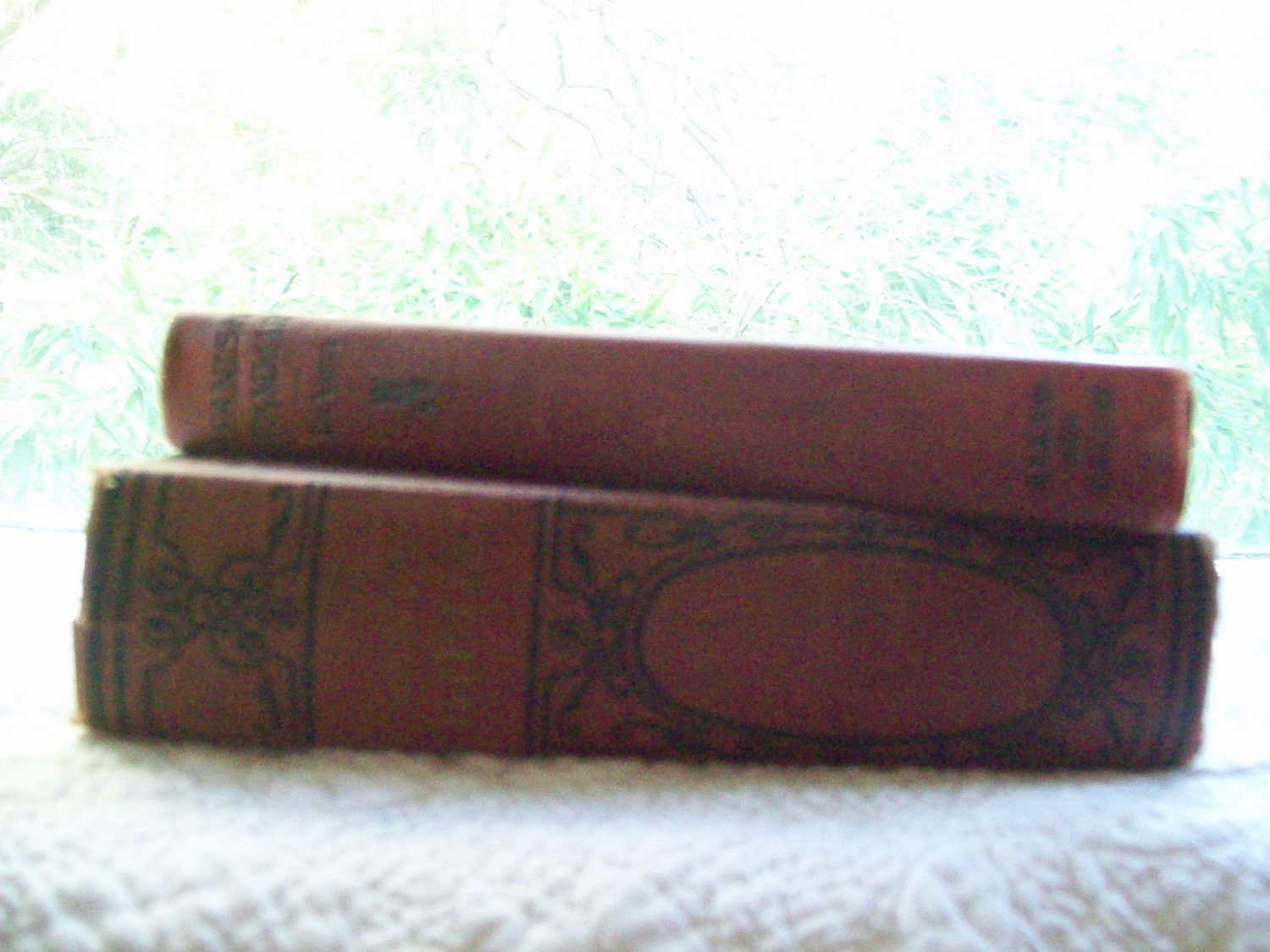 Antique Santa Biblia and Spanish Grammer Books