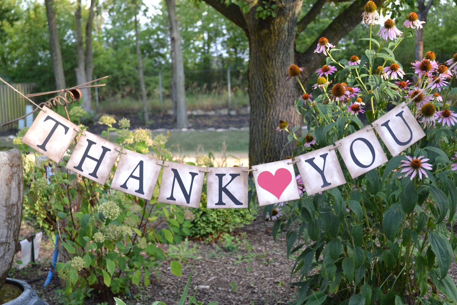 Thank you banner  ...  Wedding banner  ...   Photo prop