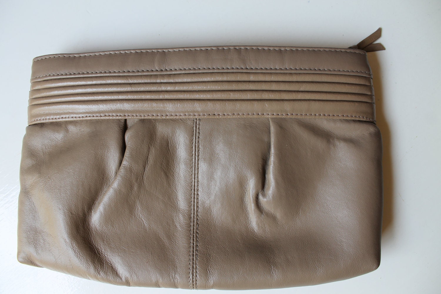 Tan Clutch