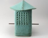 Bird Feeder, Weathered Bronze Glaze