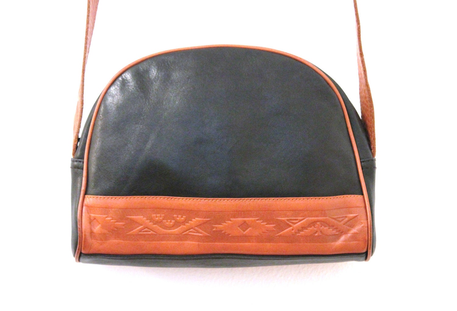UNISA Southwest Leather Crossover Purse