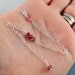 Genuine Watermelon Tourmaline Bracelet October Birthstone Child Children Girl Genuine AAA Gemstones Wire Wrapped Sterling Silver Jewelry