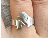 Sterling Silver Dachshund Ring - SarahDobranowski