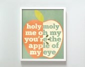 11x14 Apple of My Eye print