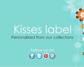 Hershey Kiss Labels- Candy Stickers For Kisses by the unique day - DIY File - Customized to Match Your Them Il_170x135