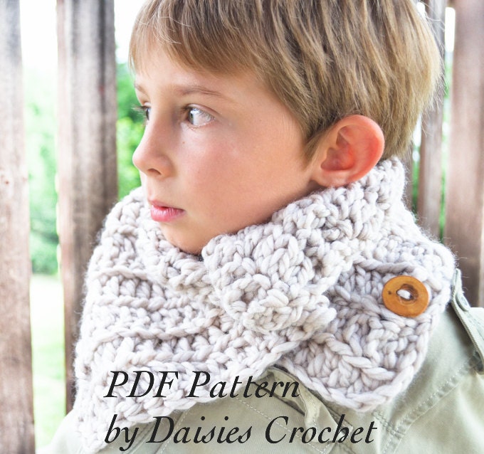 Crochet PATTERN Toddler Kids Adult nackwarmer cowl scarf infinity. (030)Permission To Sell Finished Items