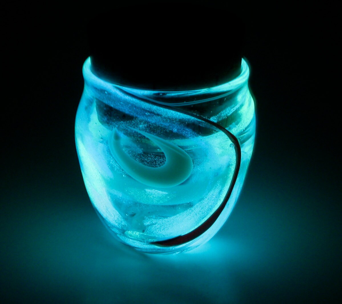 glowing jar