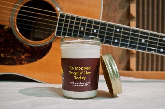 He Stopped Buggin Her Today - citronella essential oil scented soy candle