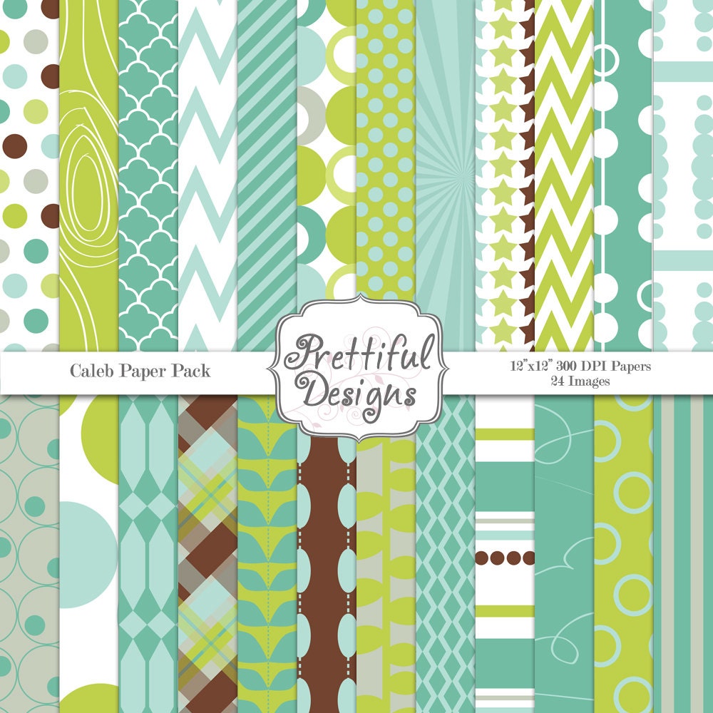 30% Off Sale Digital Paper Pack - Personal and Commercial Use - Caleb (485) Il_570xn