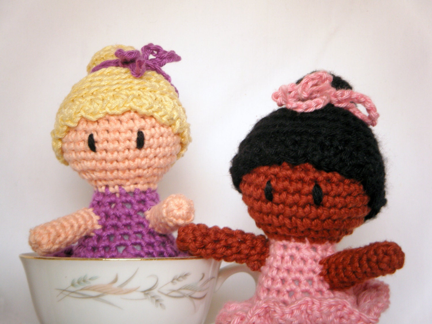 CUSTOM Amigurumi Baby Doll Hand Crocheted Ballerina Girl