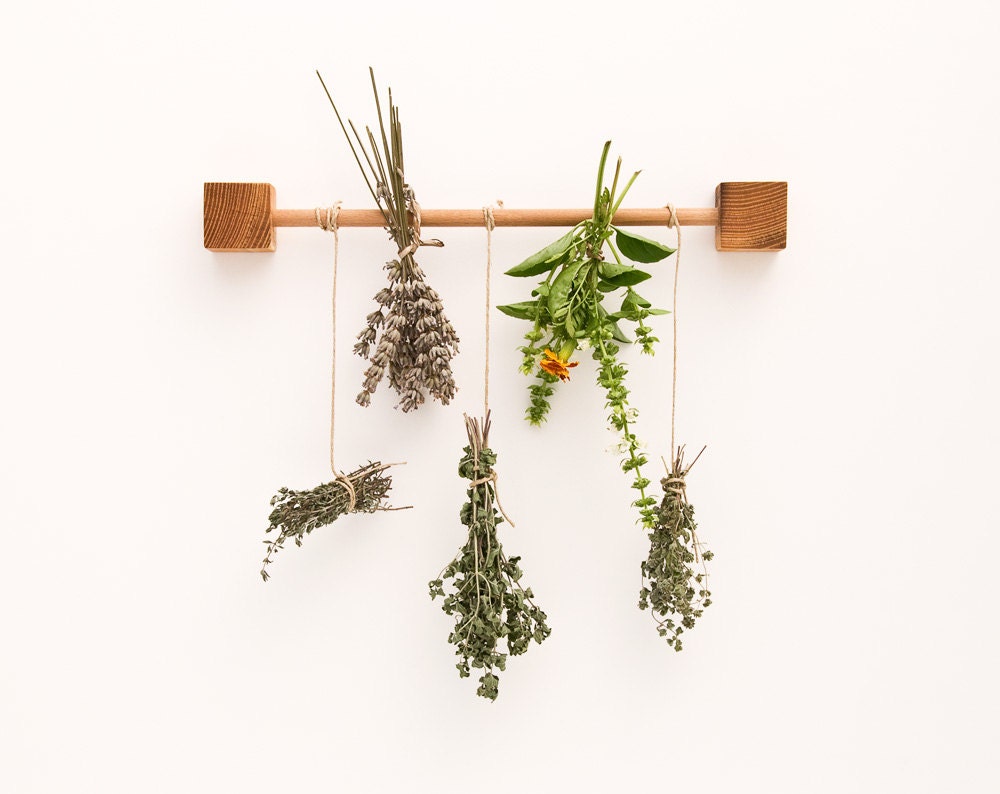 Herb Drying Rack Wooden Kitchen Rack Magic Wooden Cubes VLADIMIR & KAZIMIR extended
