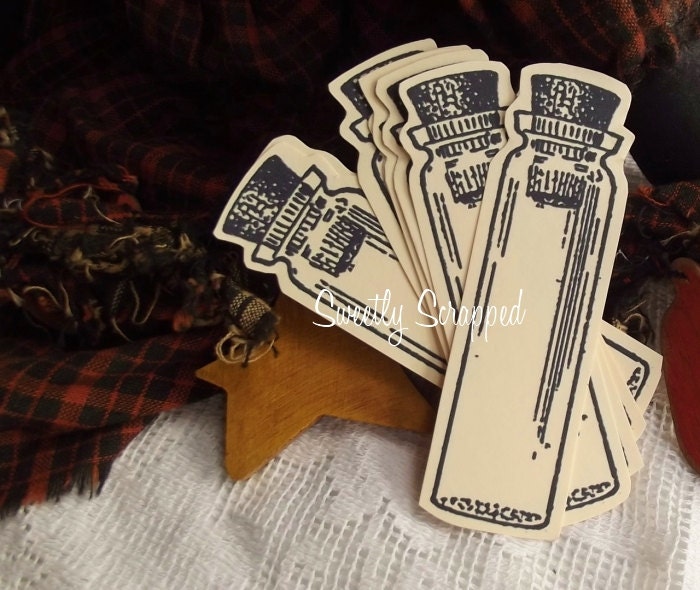 Vintage Test Tube/Vials.....  Halloween, Packaging, Candy, Trick or Treat, Goody Bags, Treat Bags, Labels