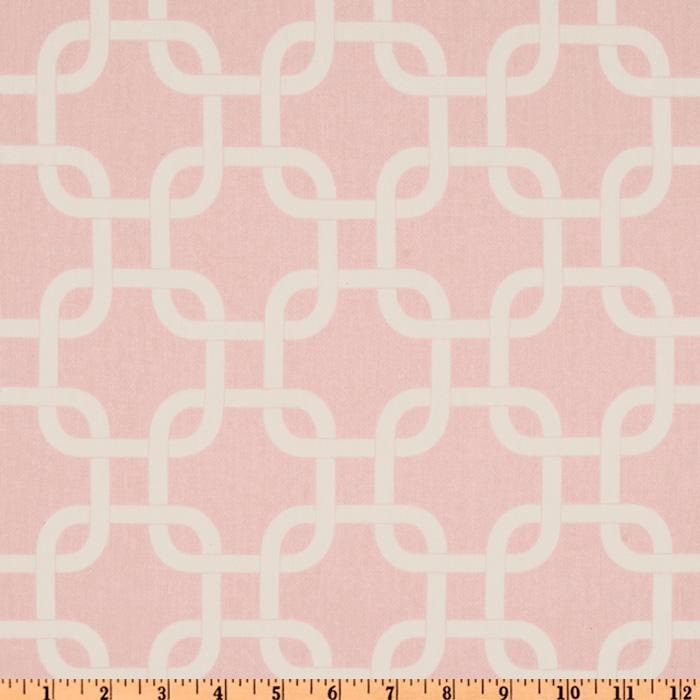 Baby/Childrens Blanket Double Sided Cotton Pink and White Link with Minky On Backside 30" x 40"