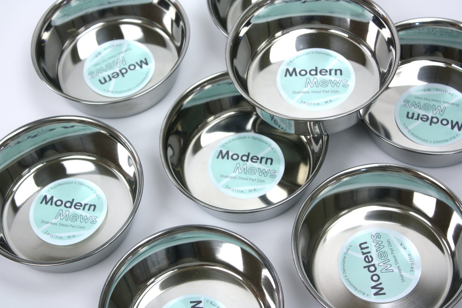 Extra Bowls for Modern Elevated Pet Feeder