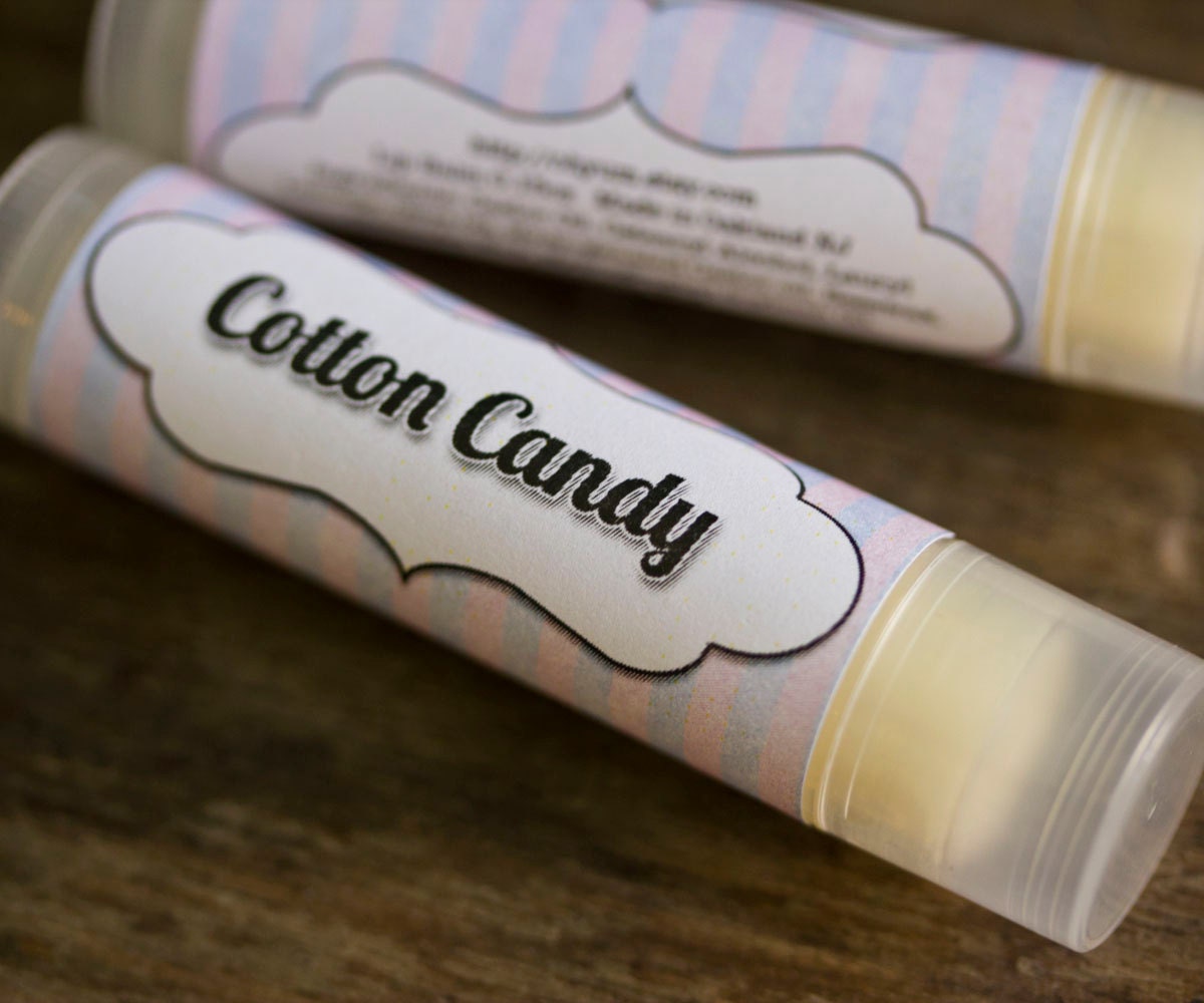Cotton Candy Lip Balm Tube Sweet