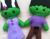 The Frankensteins Plush Art Dolls
