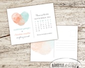 Fingerprints Printable Save the Date