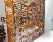 Ode to Klimt - Fired Metal Copper Repoussé