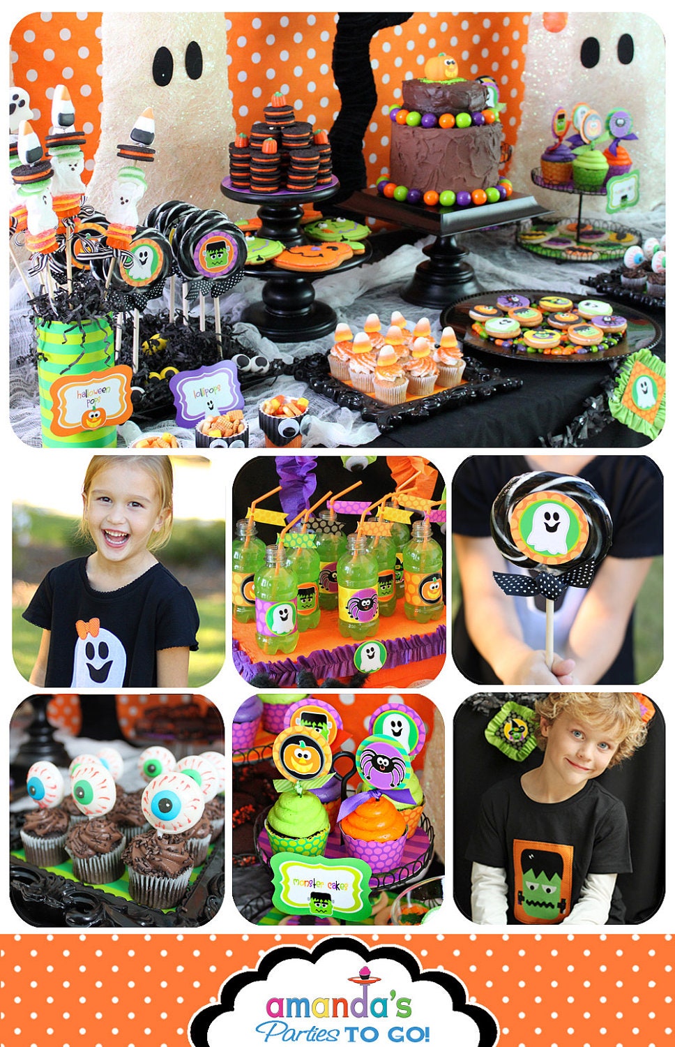 Halloween Party Printable - Huge Party Set by Amanda's Parties TO GO - 60% OFF