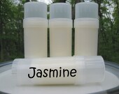 Jasmine Scented Solid Lotion Bar - Twist Up Tube - Scented Travel Lotion