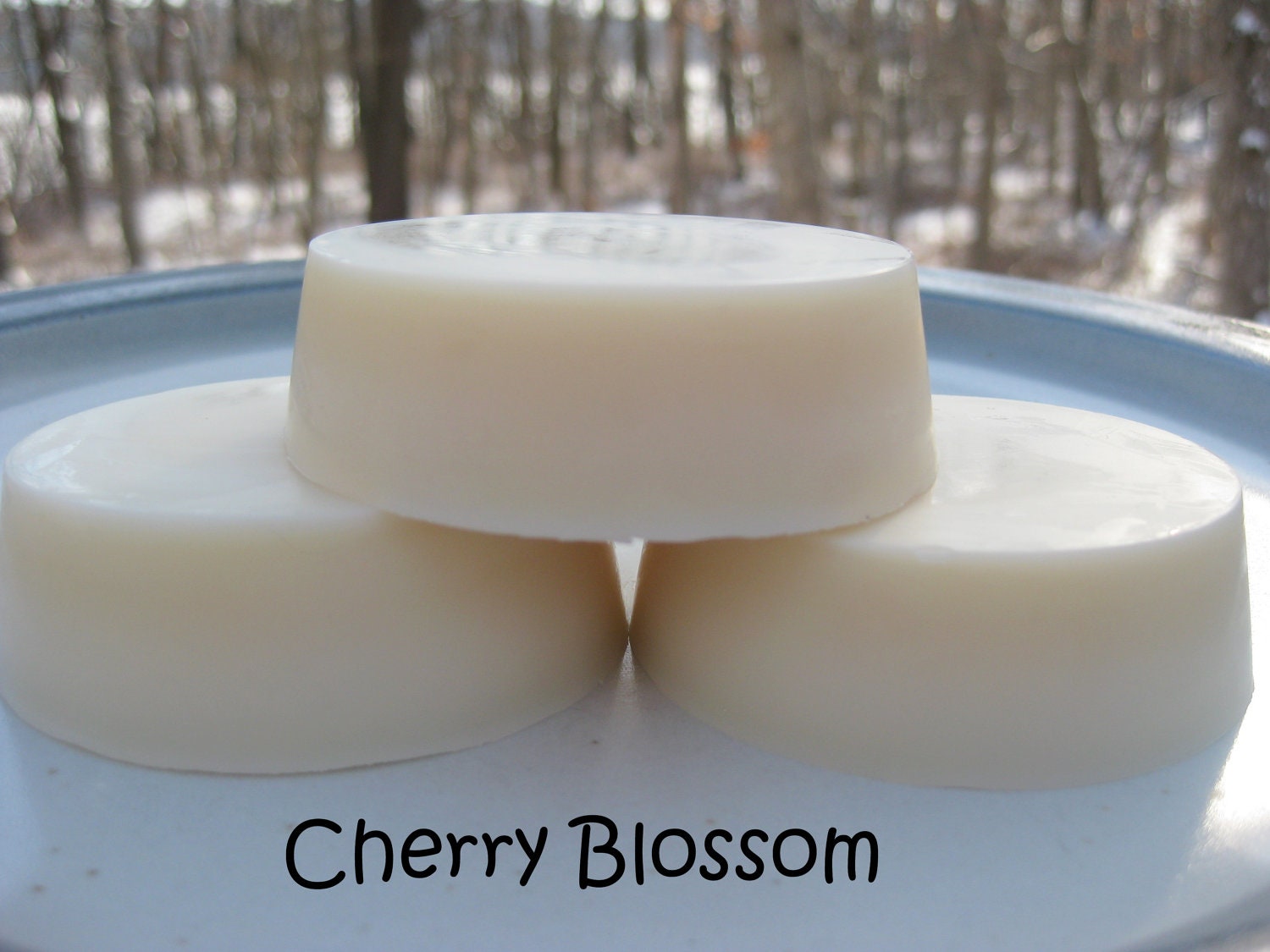 Solid Lotion Bar - Cherry Blossom Scented - Travel Lotion