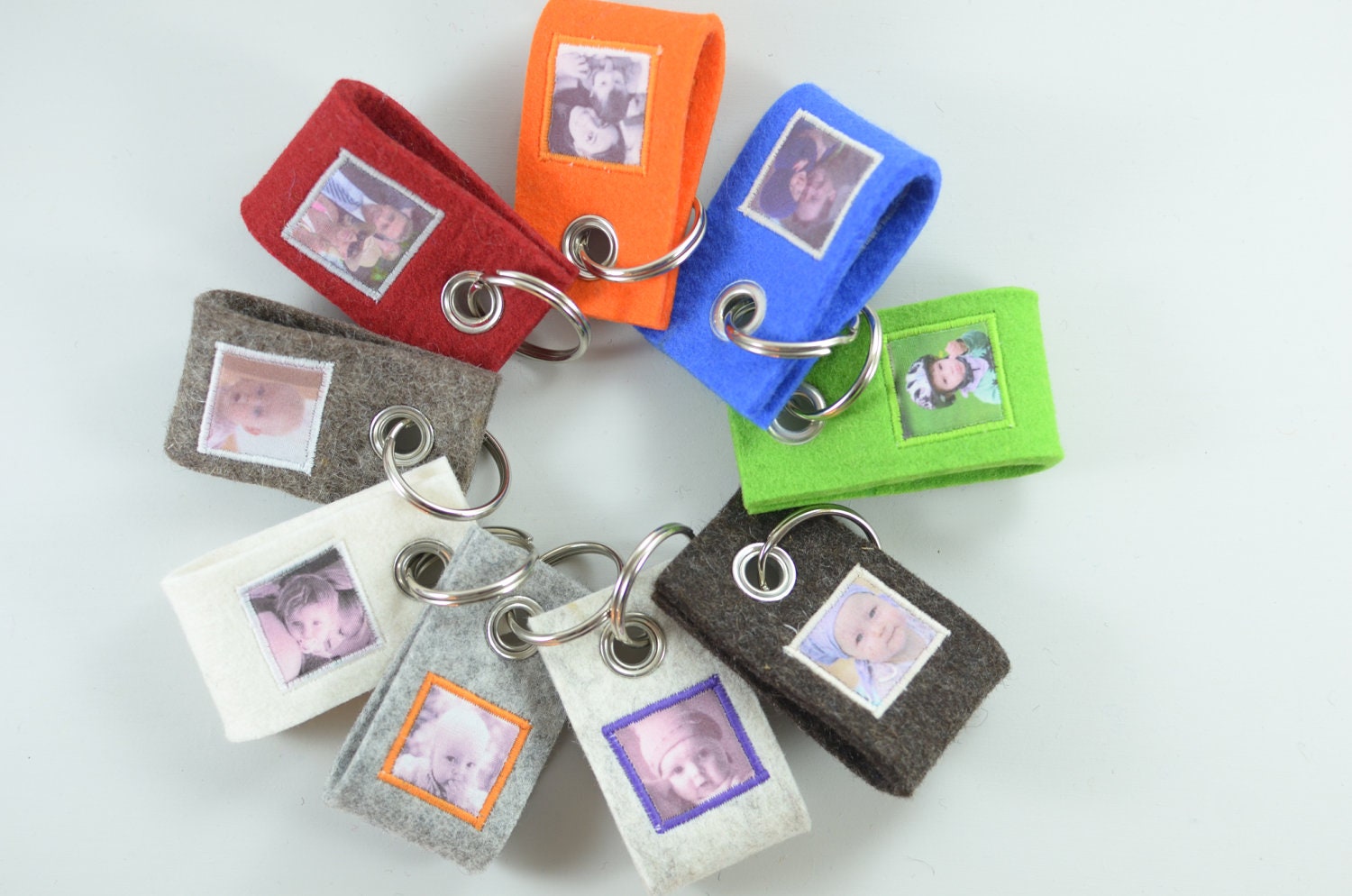customizable keychain parents anniversary unique christmas gift idea personalized photo gift key ring
