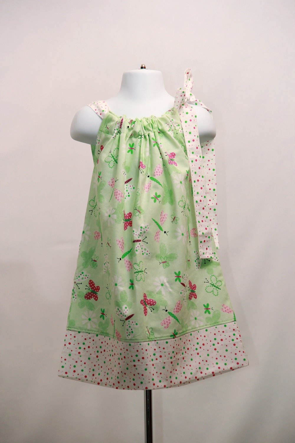 Pillowcase Top or Dress for School in size 2T 3T 4T 5 6 7 8