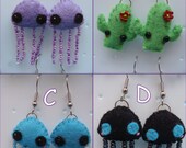Earrings Jellyfish  or Cactus - Pendientes Medusa o Cactus