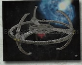 Deep Space Nine Art Print, Star Trek DS9 Poster, Trek Art, ST:DS9   -Print Only