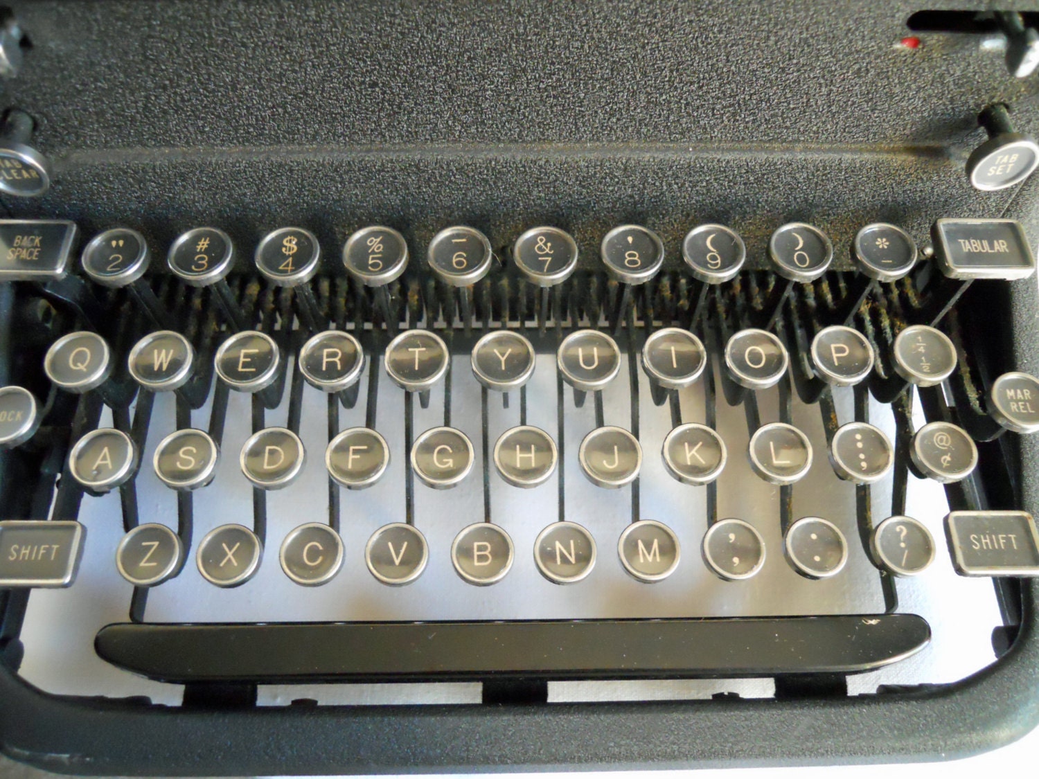 Royal typewriter Magic Margin model from the 1940s