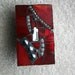 Red Pulse - SINGLE Mosaic Light Switch Cover Wall Plate