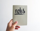 Notes - black - A6 notebook