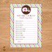 Elephant Girl Baby Shower Wishes for Baby Advice Printable Card