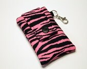 Fabric Smartphone Case, iPhone 5 Case, Iphone 4 4s Case, Iphone Case, Teenage Girl Gift,  Droid, Blackberry, HTC One S case-Pink Zebra