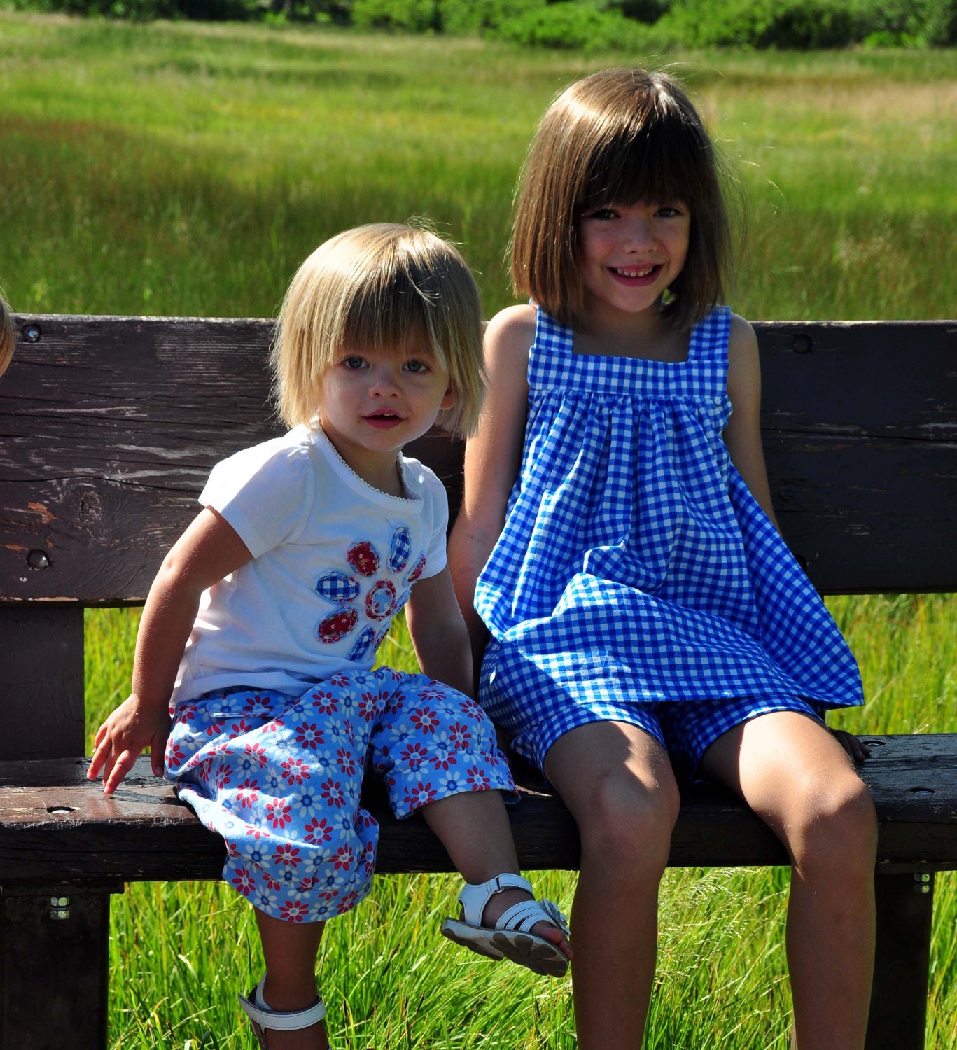 Sewing Pattern: Bloomers and Flutter Top/Dress Summer Set (PDF, e-pattern INSTANT DOWNLOAD)