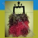 Mother's Day Gifts,Funky Handmade Handbags , Boho Handbag , Small , Colorful Cotton & Fun Fur With A 100% Cotton Sturdy Crocheted Lining