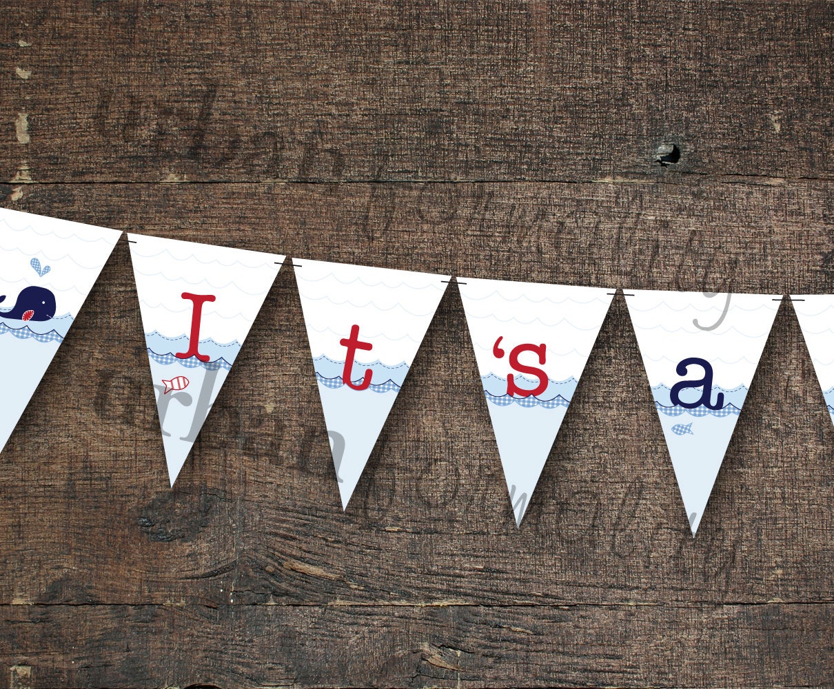 Printable File- Jackson Pennant Banner