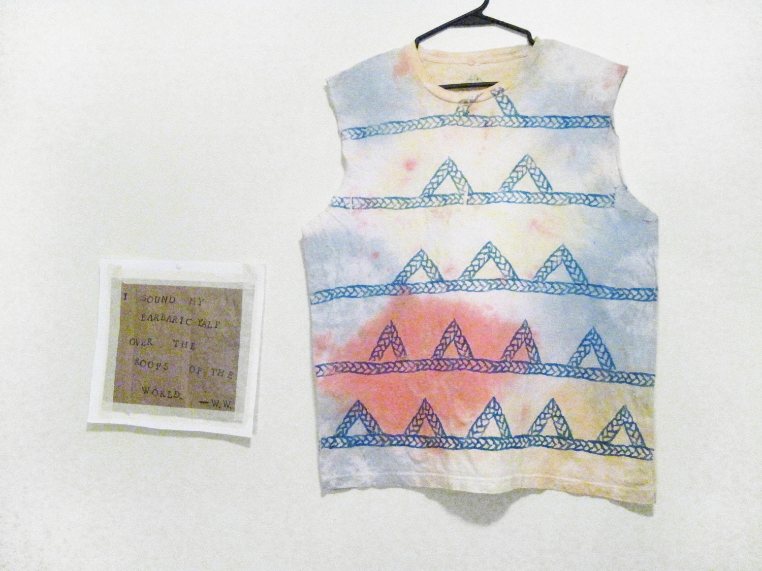 AIR FOR LUNA block print t shirt