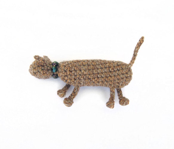 Tabby Cat - Brooch