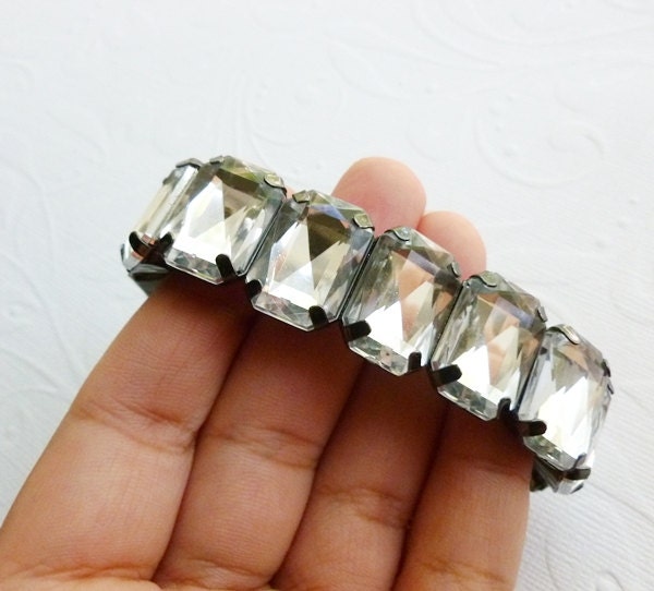 Silver Rhinestone Bracelet
