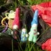 3pc Waldorf-Inspired Hand Felted Play Toy Gnome Dolls