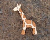 Wood Toy Giraffe, Maple - natural wooden toddler toy