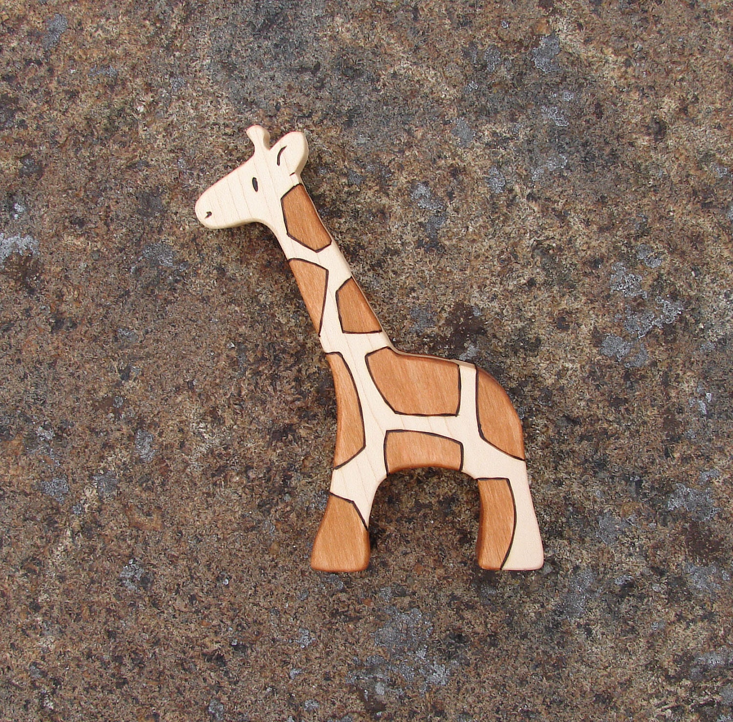 Wood Toy Giraffe, Maple - natural wooden toddler toy