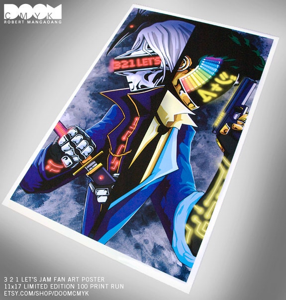 11x17 Limited Edition 100 print run 3 2 1 Let's Jam Fan Art Poster