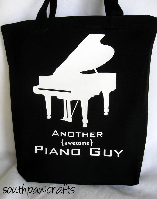 Piano Guy or Gal Music Tote Bag
